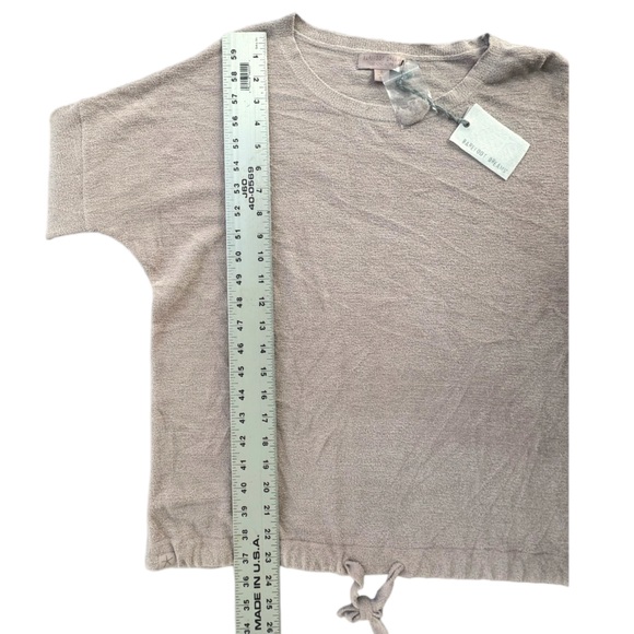 Barefoot Dreams Cozy chic Ultra lite Slouchy Pullover in Faded Rose Women S NWT - Picture 6 of 8